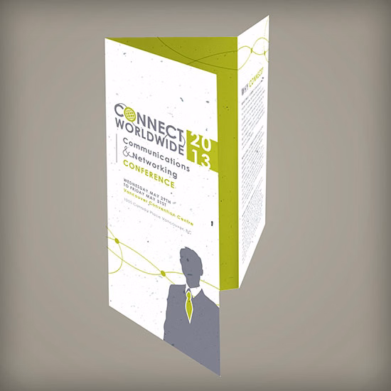 Double-Sided Tri-Fold Seed Paper Brochure (3 Panels)