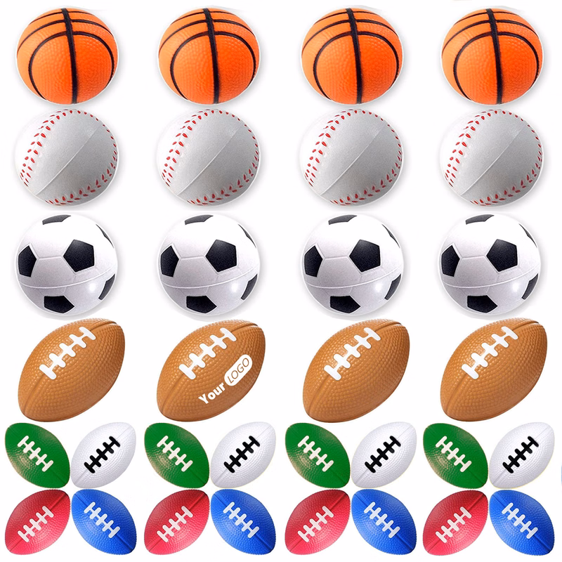 Pu Mini American Football Bouncy Ball For Stress Relief And Play