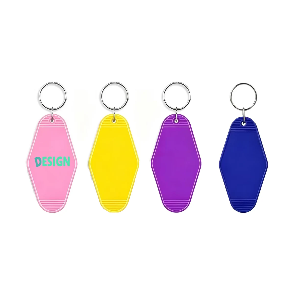 Rhomboid Hotel Style Key Marker Pendant 1