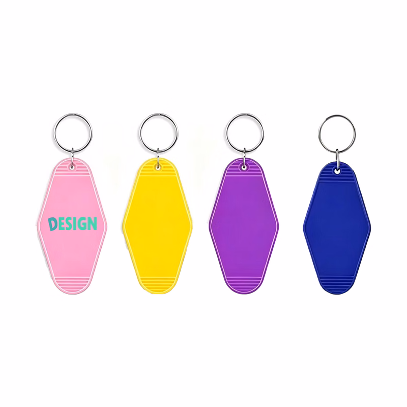 Rhomboid Hotel Style Key Marker Pendant
