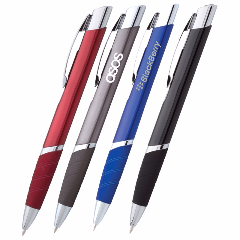 Triangulum Metal Click Action Ballpoint Pen