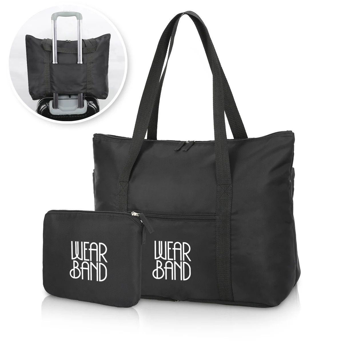 Foldaway Travel Duffel Tote Bag 1