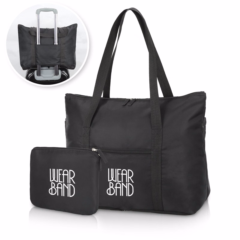 Foldaway Travel Duffel Tote Bag