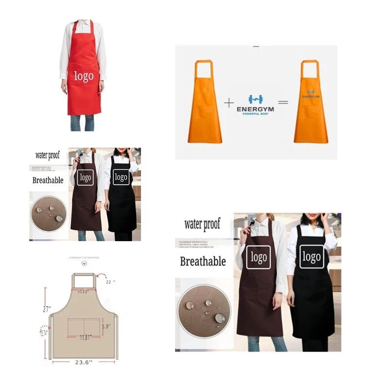 Thickened Waterproof and Oil-proof Aprons 1