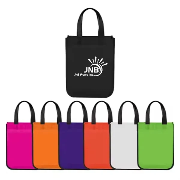 Small Laminated Shopping Tote Bag 1