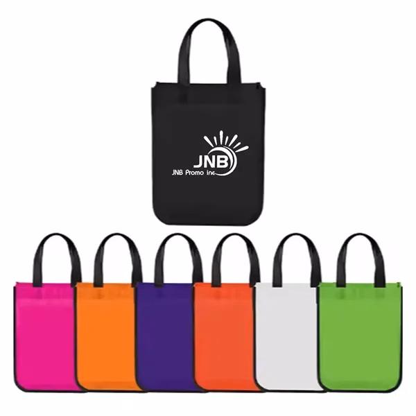 Small Laminated Shopping Tote Bag