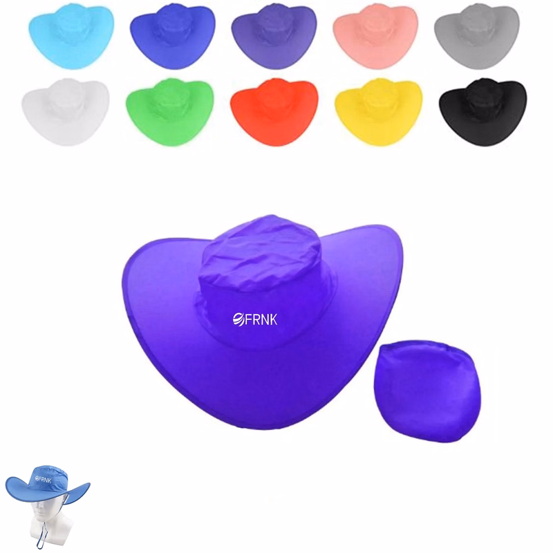Cowboy Folding Hat With Pouch