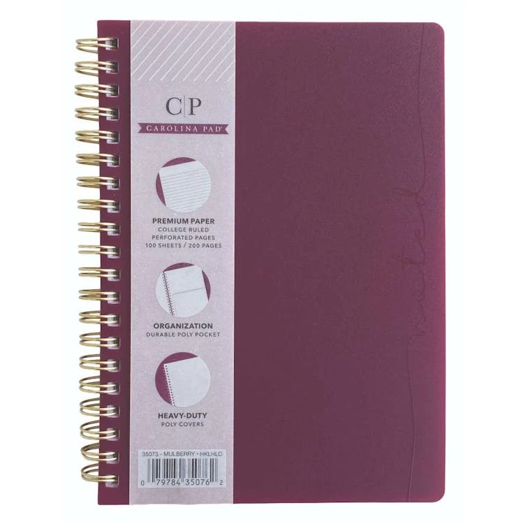 Executive Personal Notebooks - Assorted Colors 7" x 5" 1