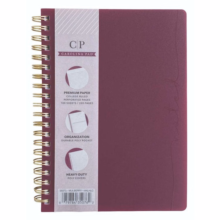 Executive Personal Notebooks - Assorted Colors 7" x 5"