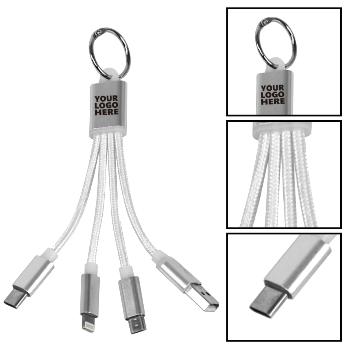 4-in-1 Keychain Power Cable 1