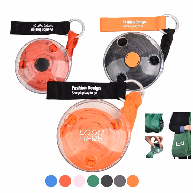 Folding Shopping Bags W/ Disc Cover