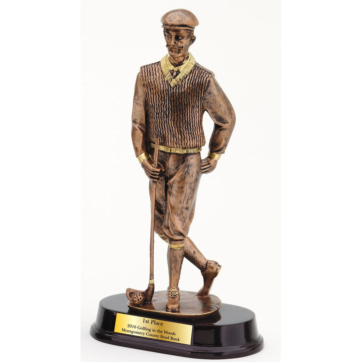 Old Fashion Golfer 13" 1