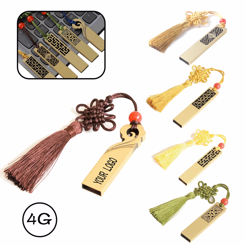MOQ 20 PCS Traditional Tassel Flash Drive