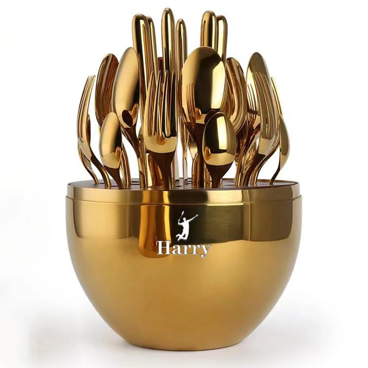 24-piece Silver-plated Flatware Set with Chest 1