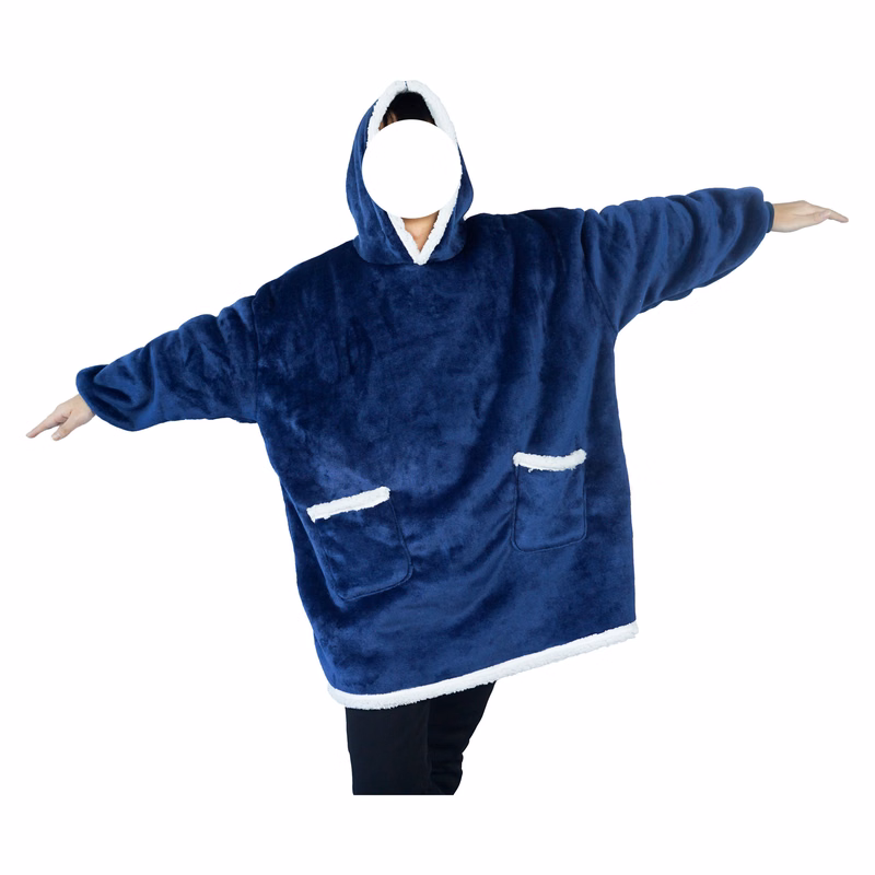 Fleece Thick Pullover Blanket