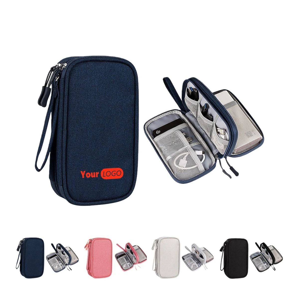 Dual Layer Cable Storage Bag 1