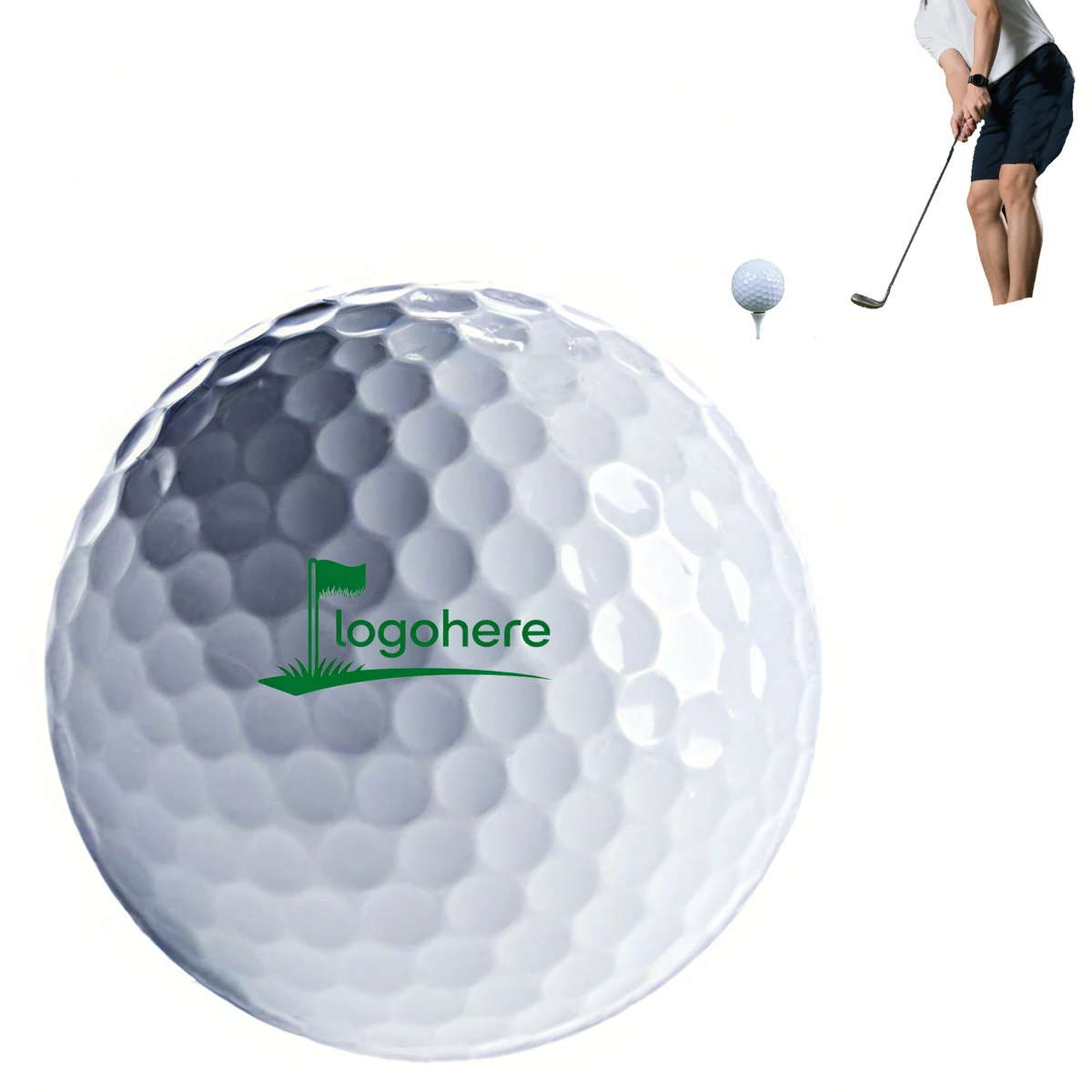 Personalized Practice Golf Balls 332 Dimples 1
