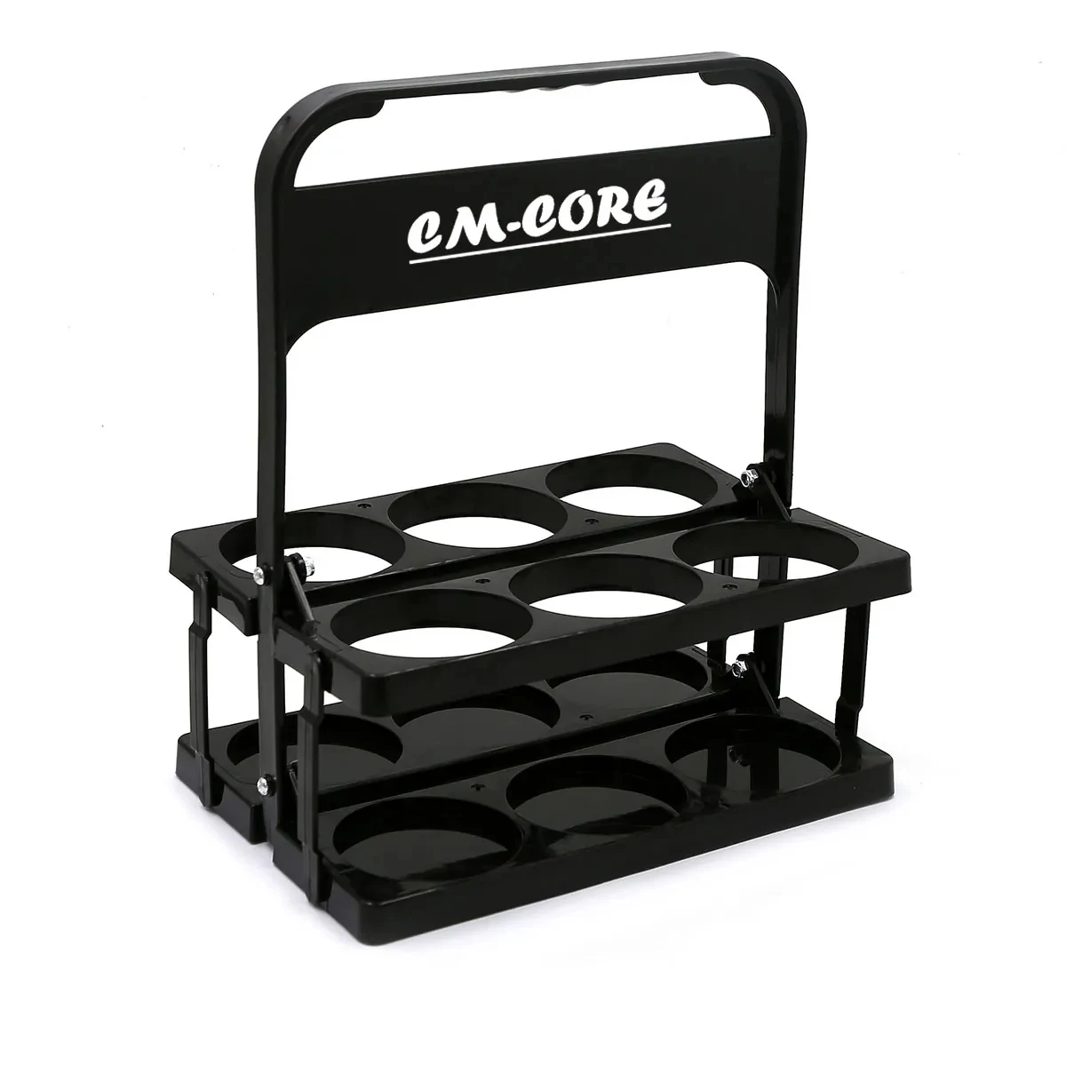 6 Holes Foldable Plastic Drink Carrier With Handle 1