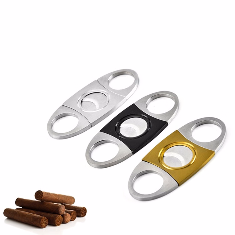 Stainless steel cigar cutter and cigar cutter