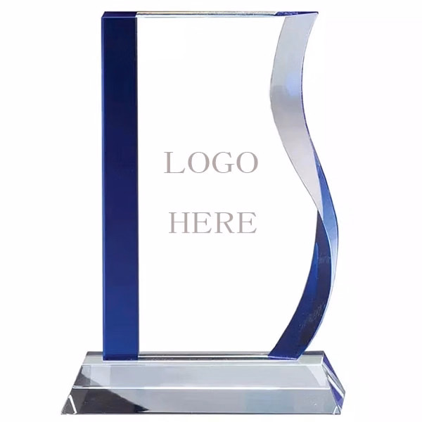 Blue Wave Crystal Award