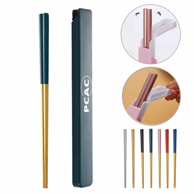 Reusable Stainless Steel Chopsticks With Case