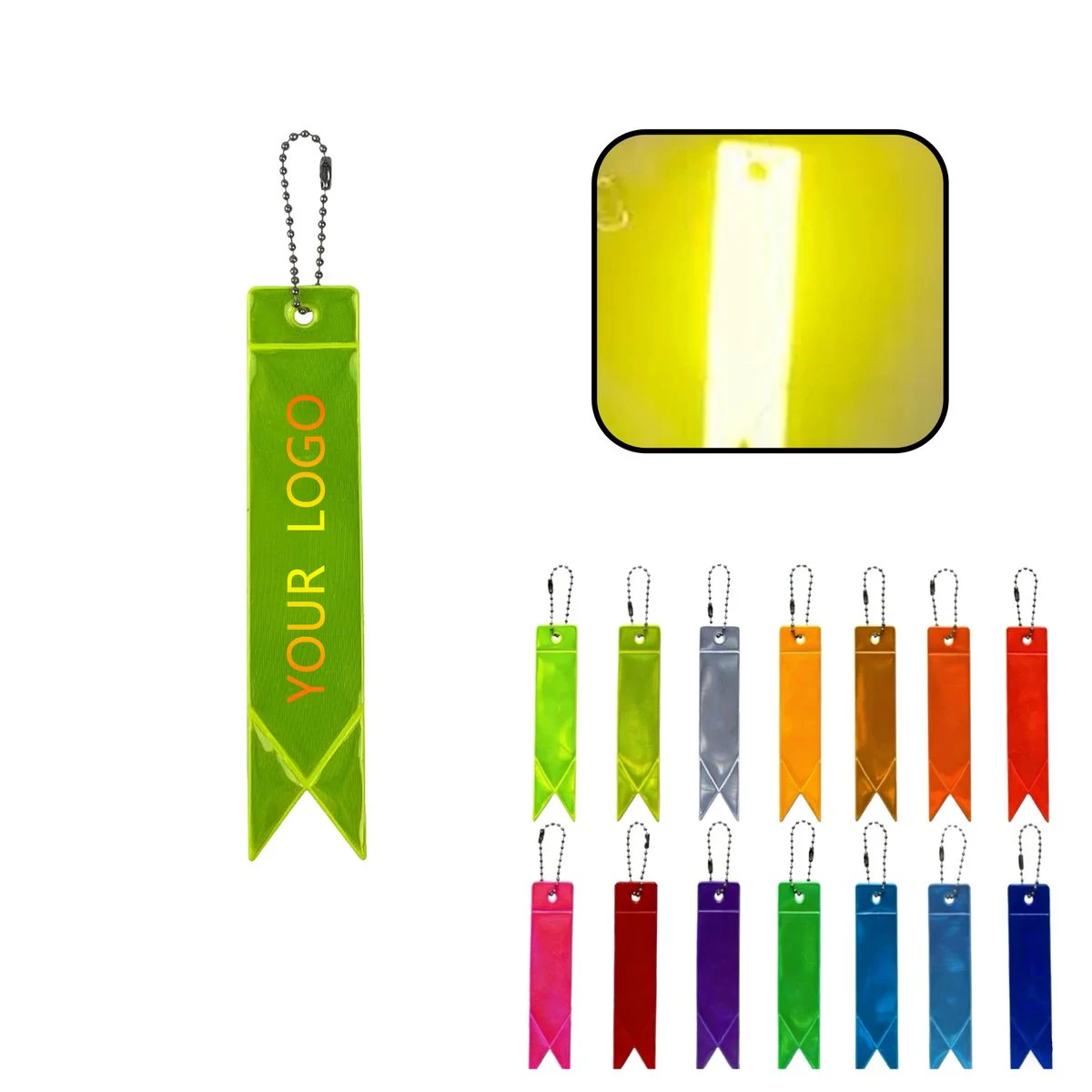 High-Visibility Reflective Pvc Key Strap 1