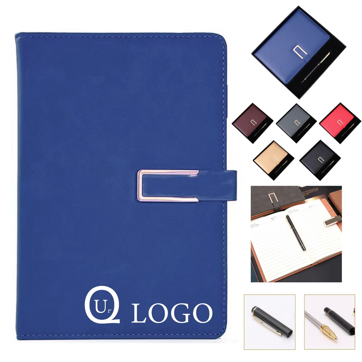 Pu A5 Notebook Set Gift Box 1