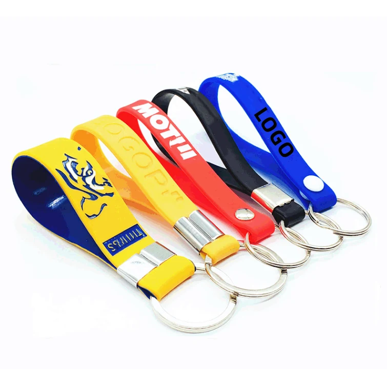 Fashion silicone key chain 1