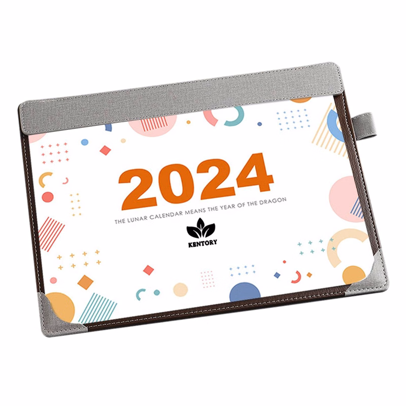 Leather Desk Calendar Pad