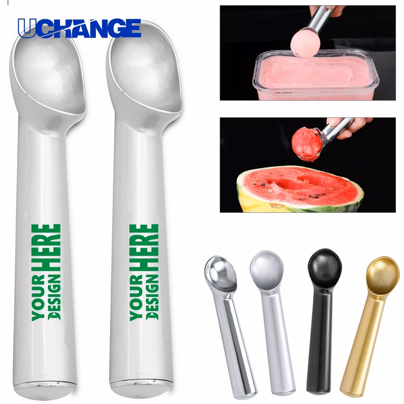 Aluminum Crafted Ice Cream Scoop Serving Tool