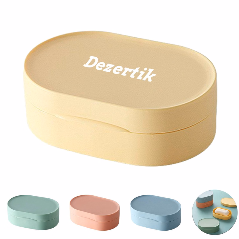 Simple portable soap box waterproof with lid