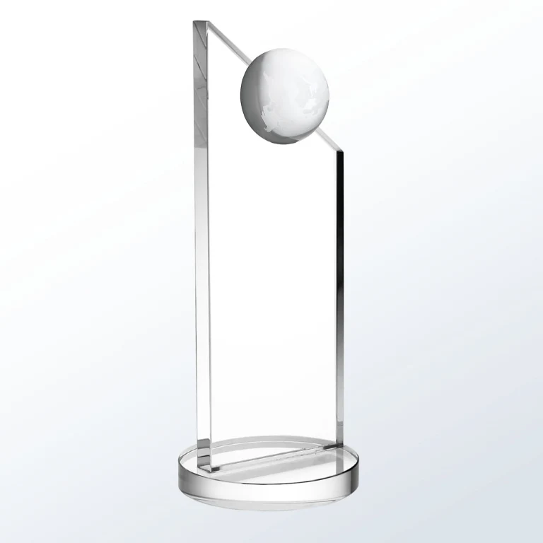 Apex Globe Optic Crystal Award - Large 1