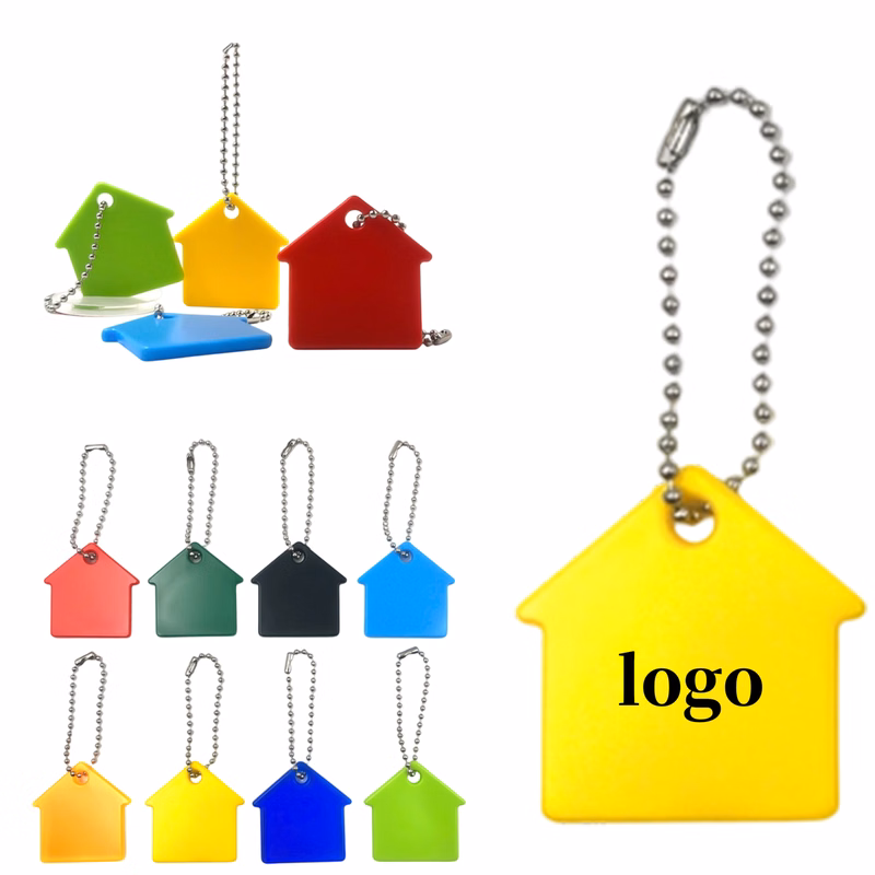 House Design PVC Keychain