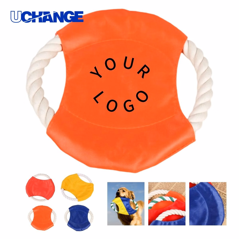 Cotton Rope Pet Flying Disc for Training