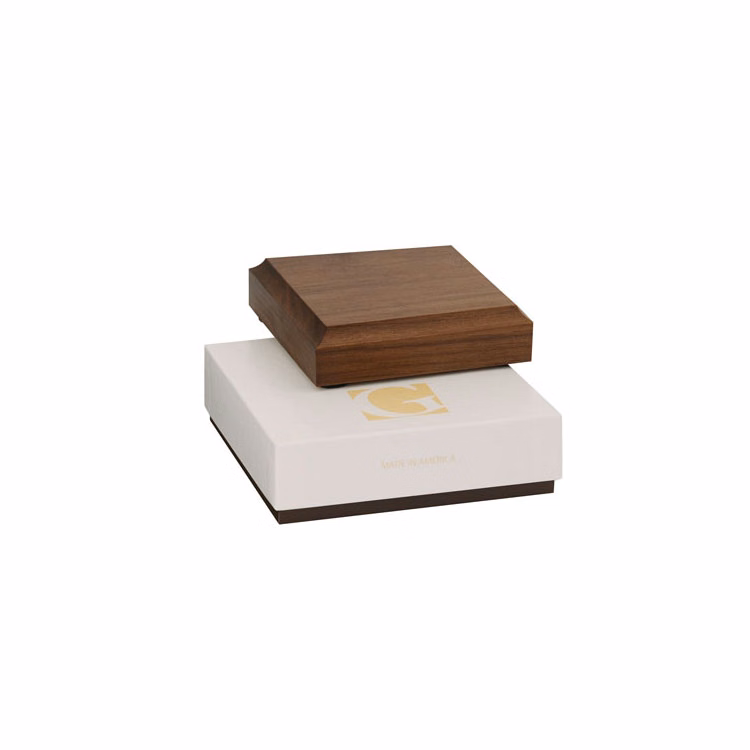 American Walnut Square Sound Block and Gift Box