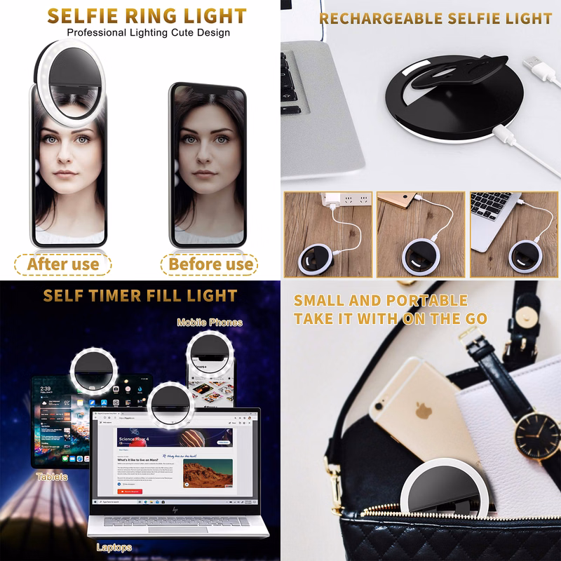 Selfie Ring Light for iPhone, Android
