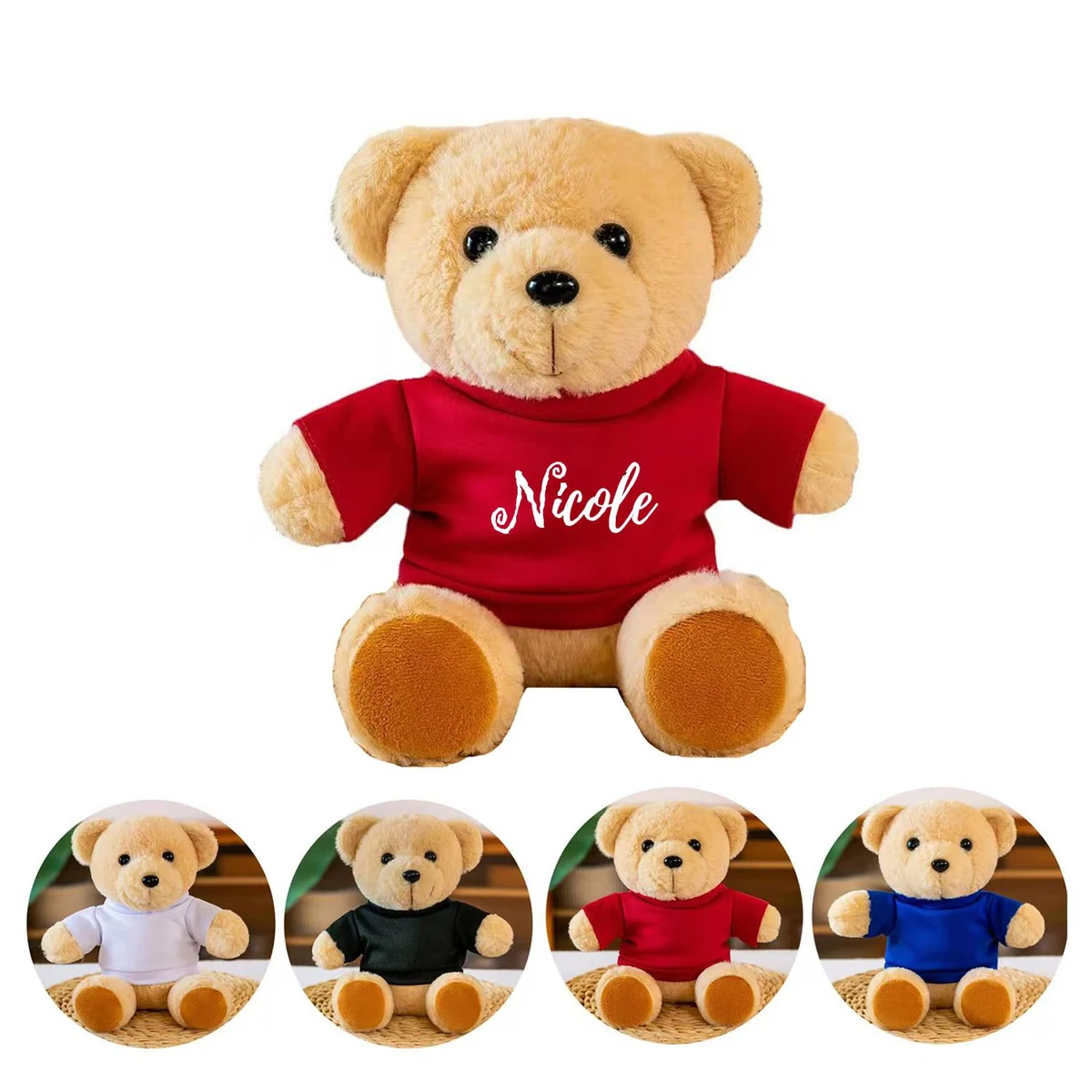 Bear Animal Toy With Shirt 1