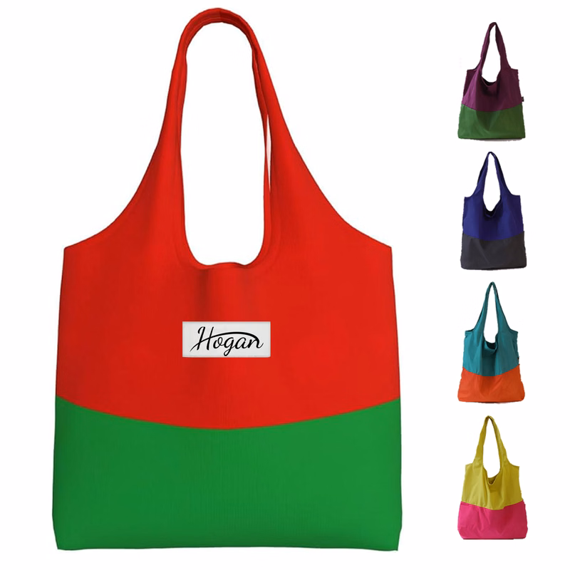 Stitching Color Tote bag