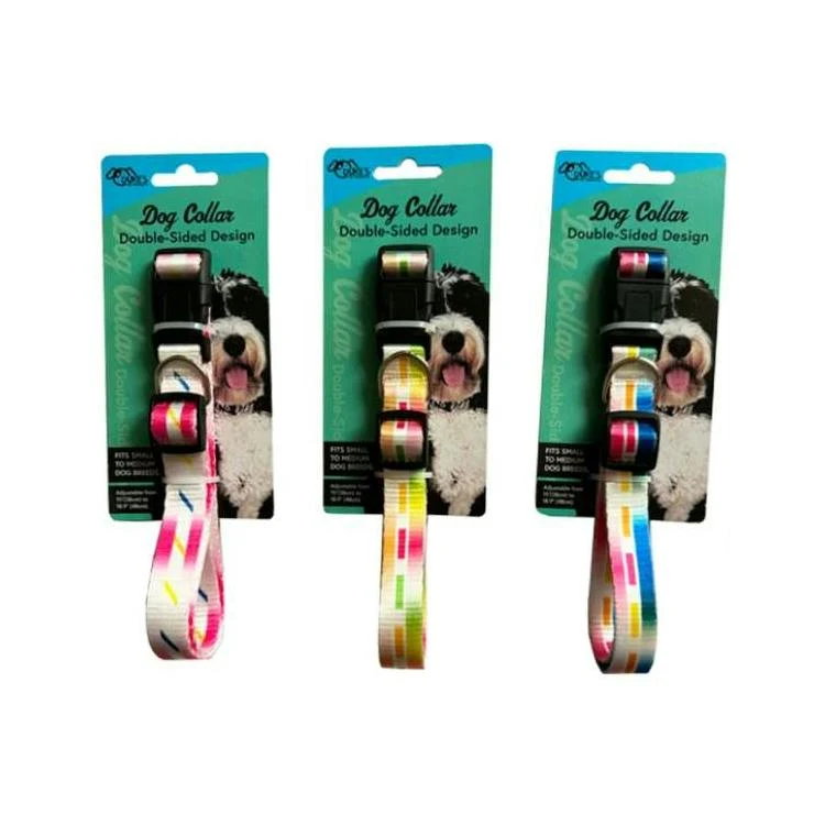 Double-Sided Design Print Dog Collars 1