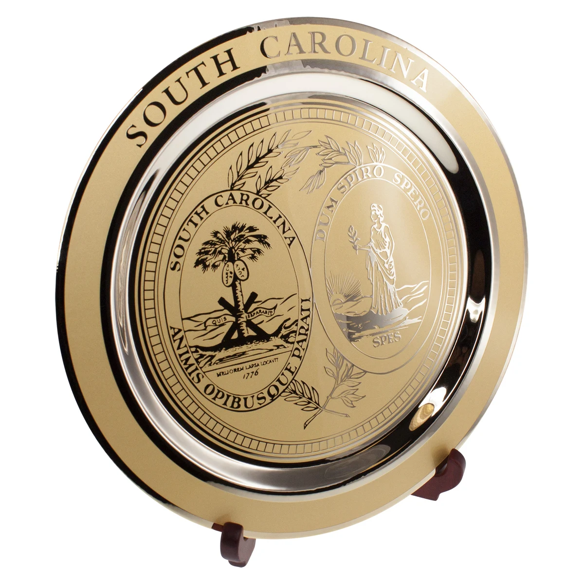 Etched Medallion Award Plates (8") 1