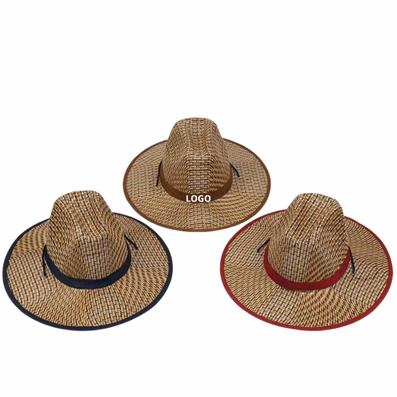 Unisex Woven Straw Wide - Brimmed Summer Beach Hat