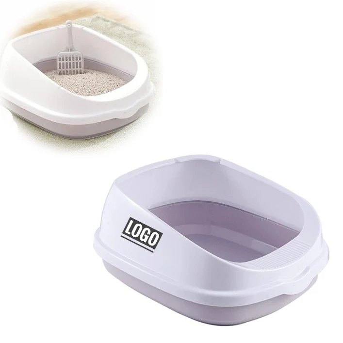 Pet Cat Litter Box With Scoop 1