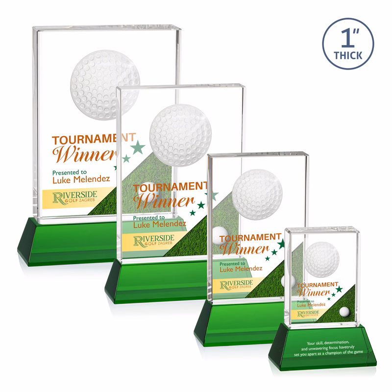 Pennington Golf VividPrint™ Award on Base - Green