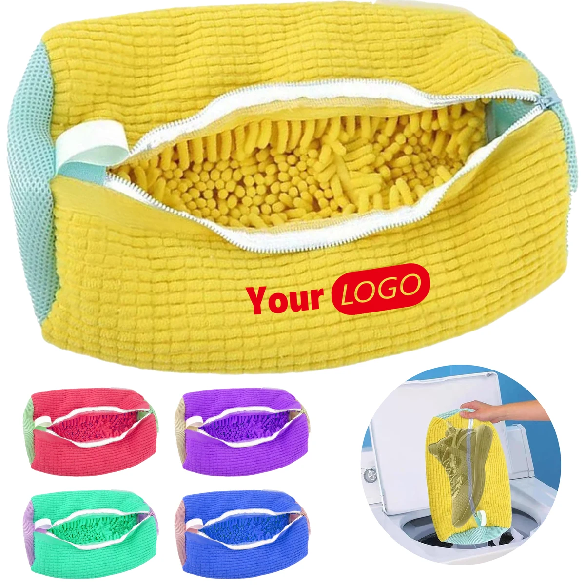 Polyester Customizable Shoe Washing Bag 1