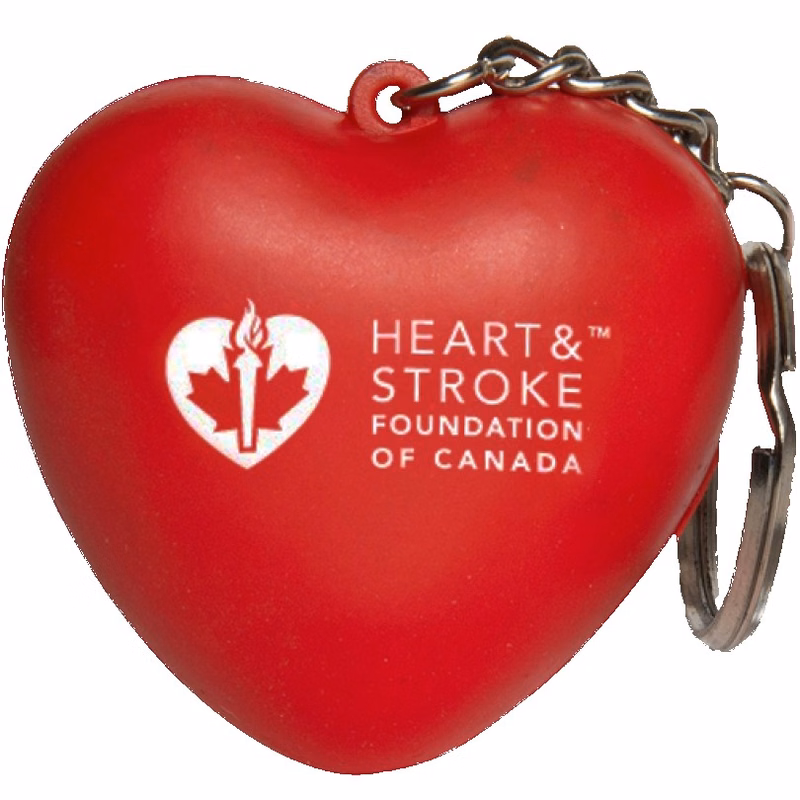 Heart Stress Reliever Keychain