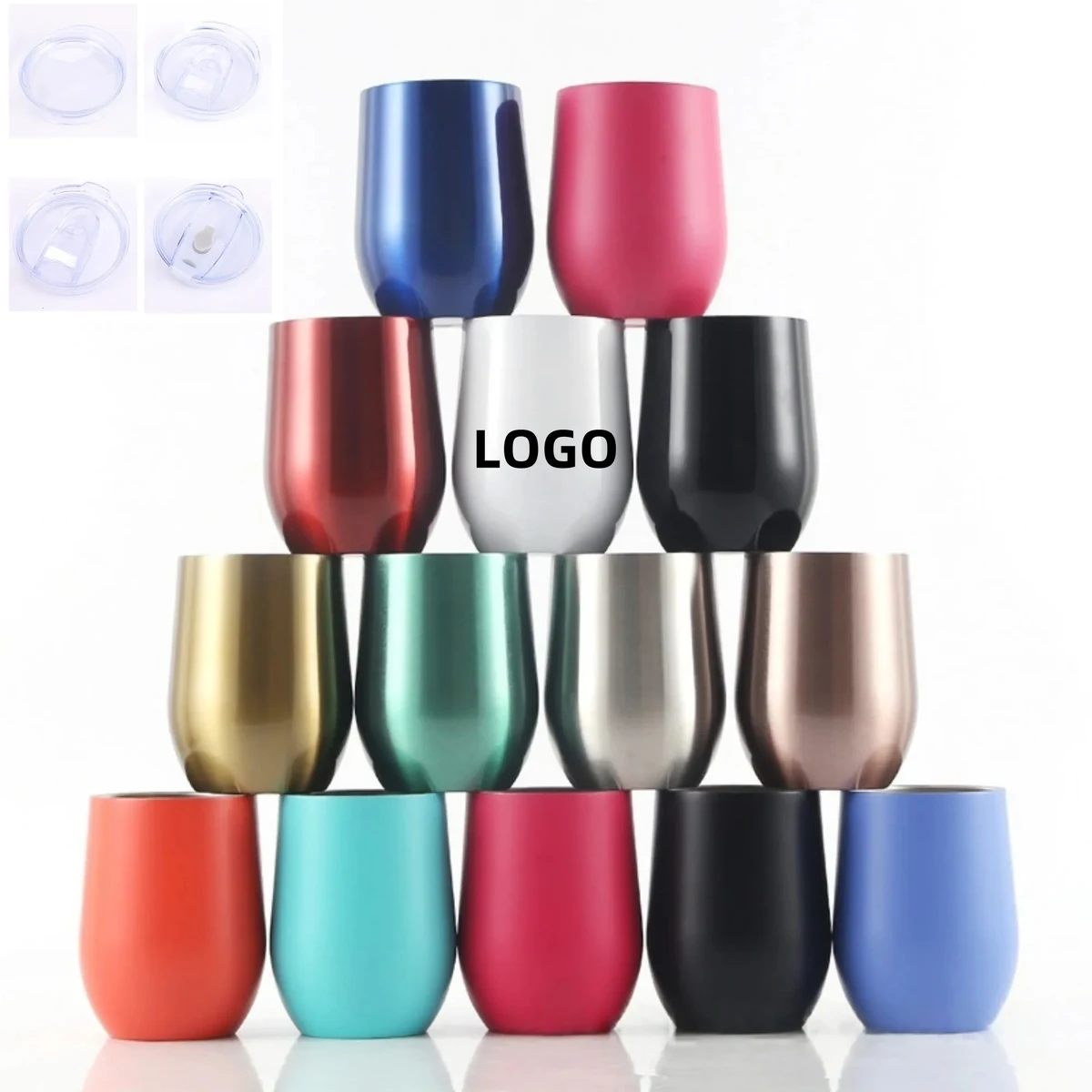 12oz Stainless Steel Egg-Shaped Mug 1