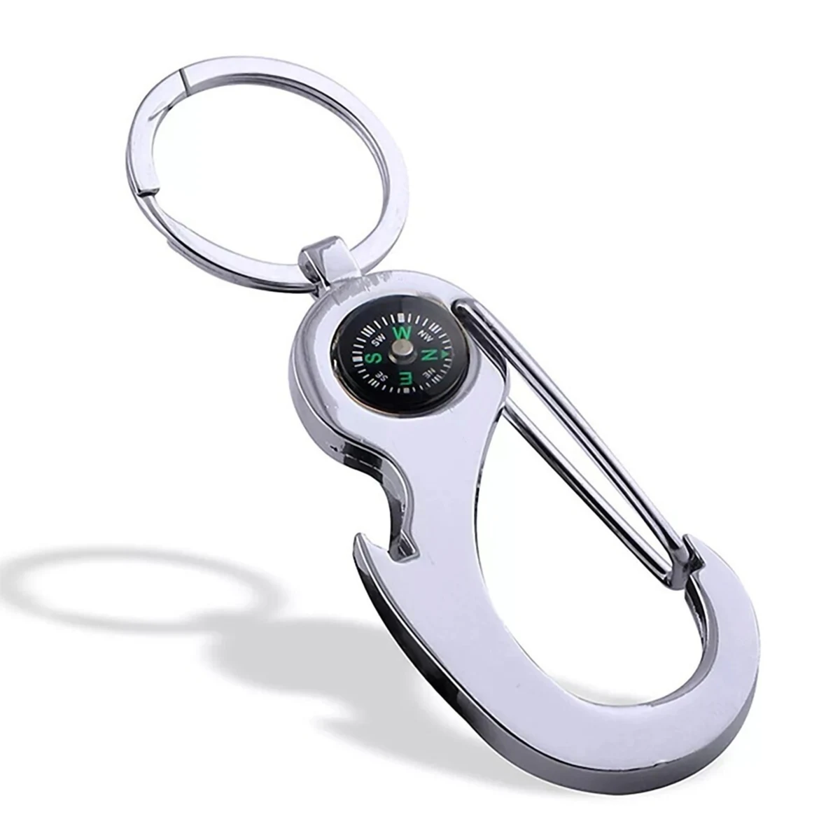 2-in-1 Compass and Bottle Opener Keychain 1