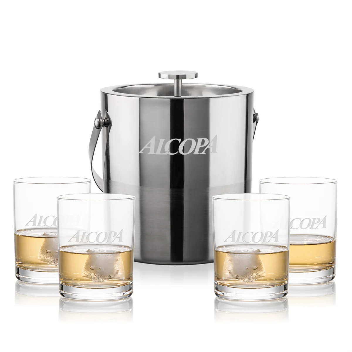 Catania Ice Bucket & Monterey On-the-Rocks Set 1