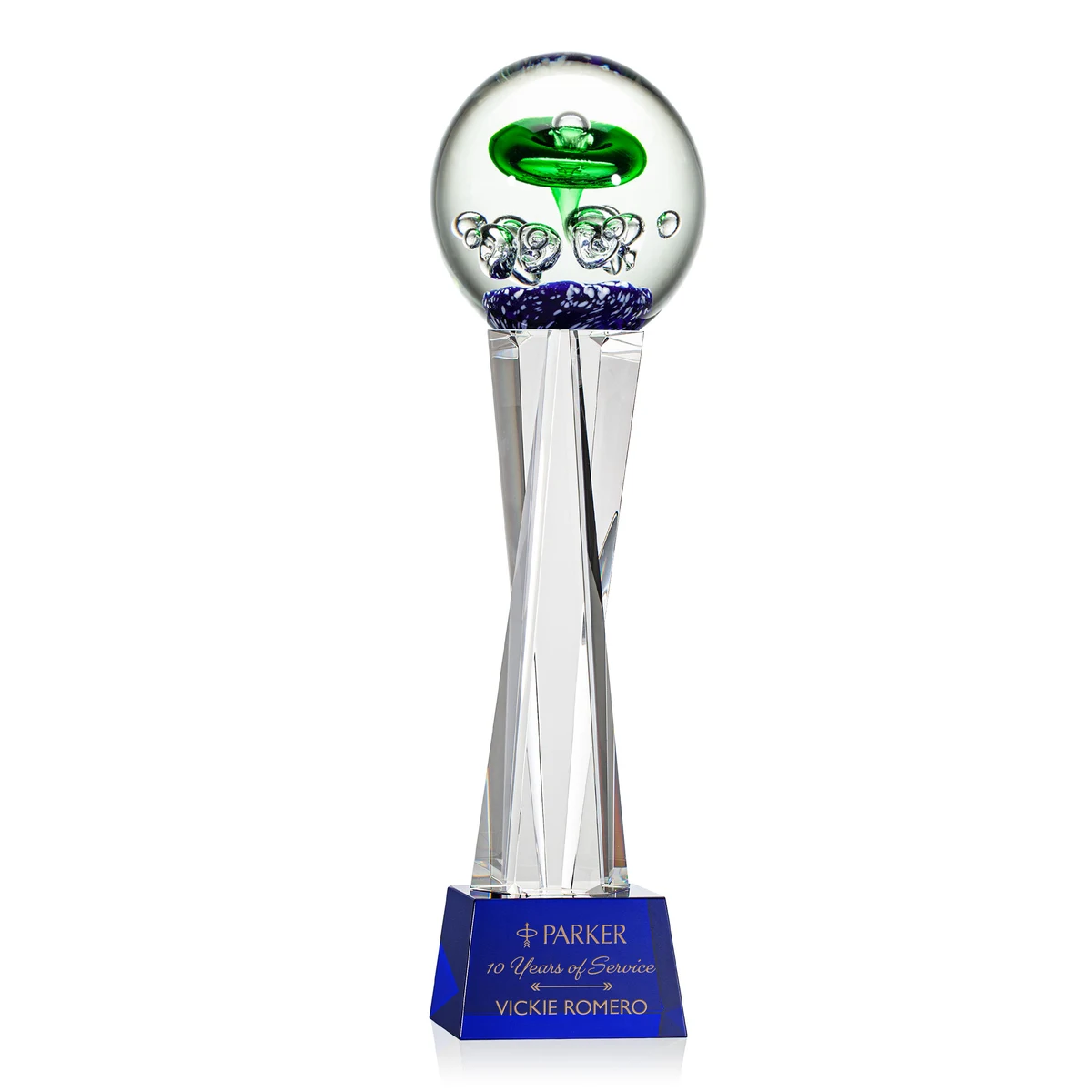 Aquarius Award on Grafton Base - Blue 1