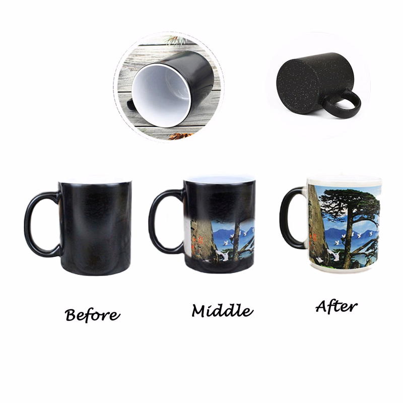 Ceramic Mug  Full Image Revealed When Hot Liquid Is Added